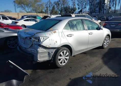2016 Toyota Corolla Le from USA, damaged, VIN 5YFBURHE4GP473398